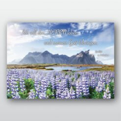 Postkarte – Ich will den HERRN loben